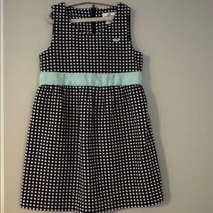 Vineyard Vines Navy and White Polka Dot Dress